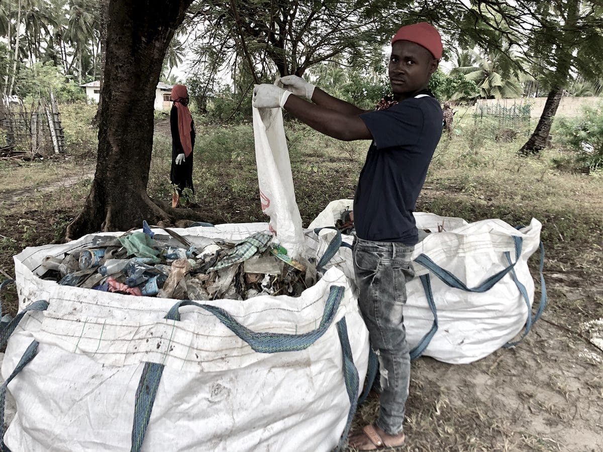 zanzibar raccolta plastica
